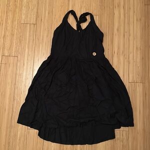 Urban outfitters black halter dress